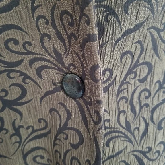 Brown & Black Swirl Blazer Duster Size 20W - Picture 8 of 9